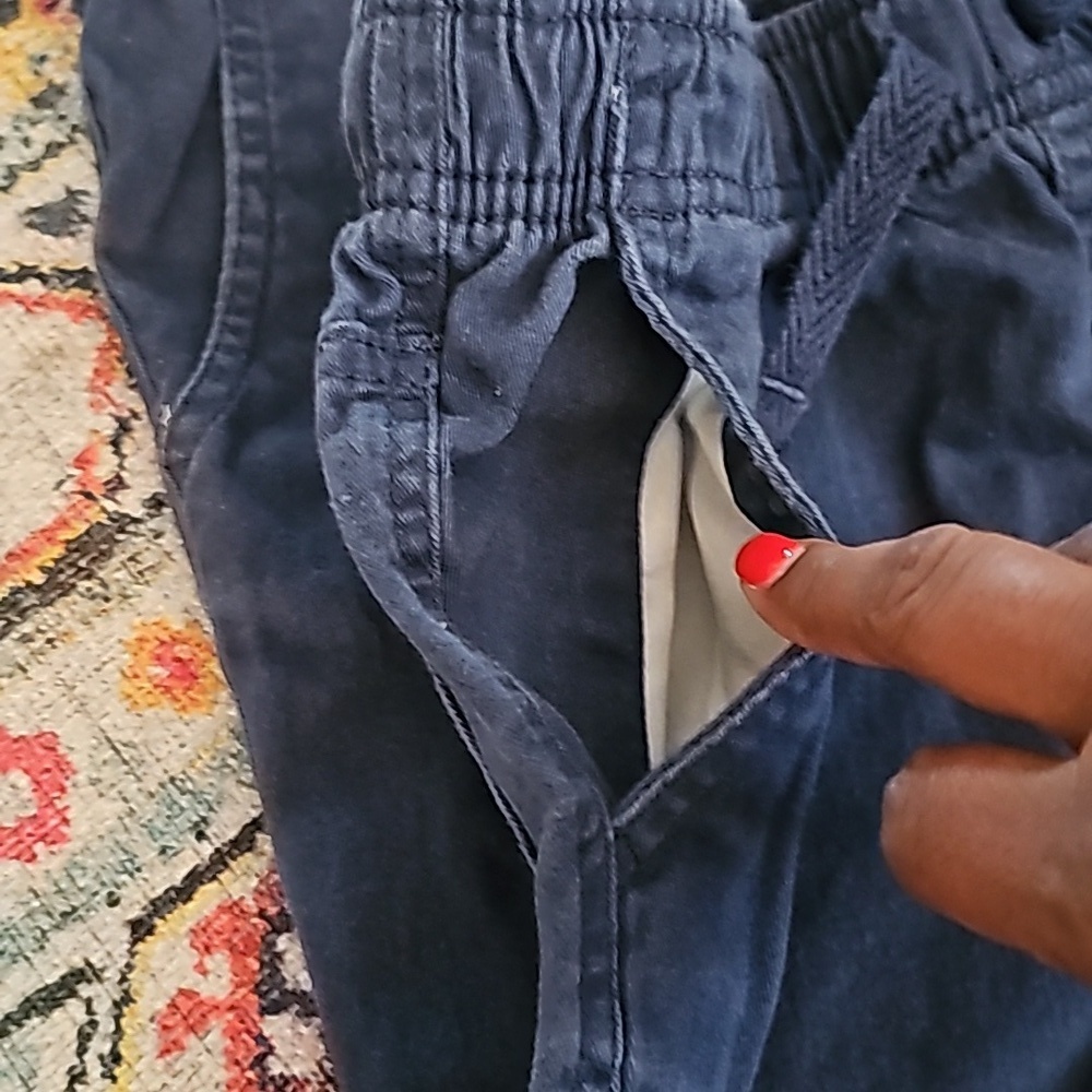 Kids size xs 4-5 uniform pants with elastic waist - Picture 9 of 11